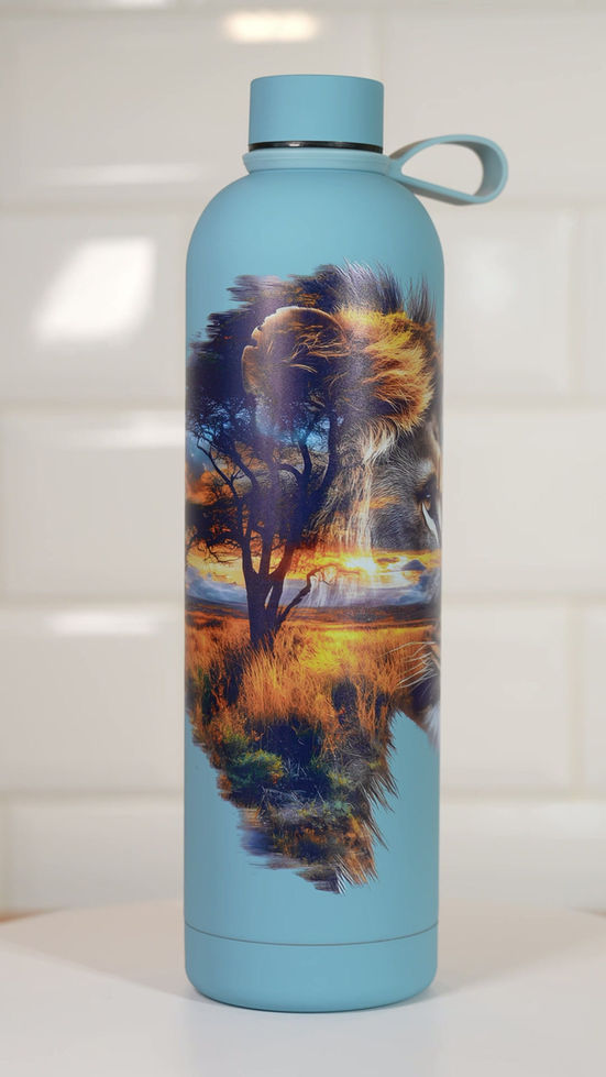 Video von 1L Flasche mit Motiv