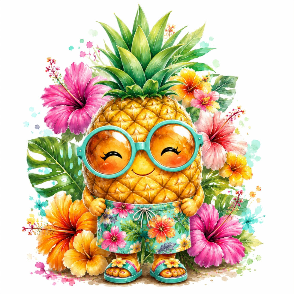 Motiv Ananas