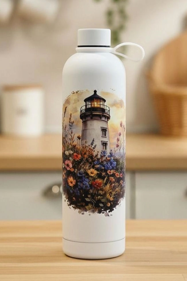 1L Edelstahl-Trinkflasche
