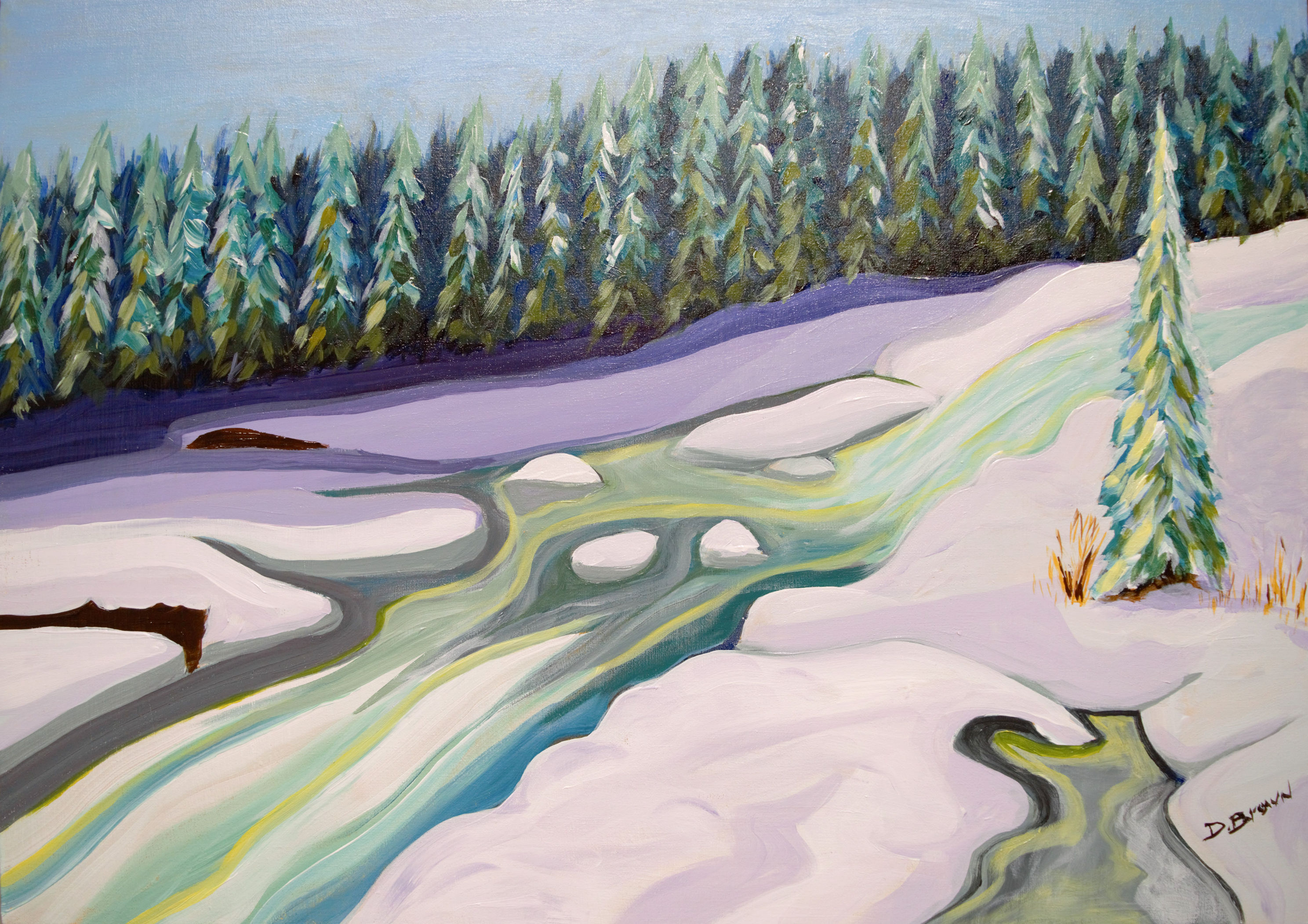 Winter Falls in Plaisance