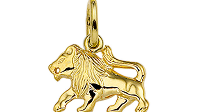 Gouden Sterrenbeeldhanger Leeuw