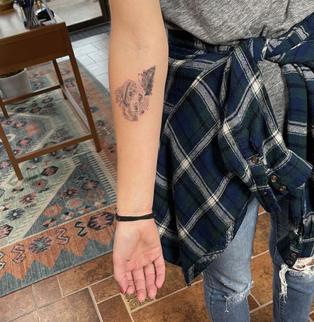 fine line pet portrait