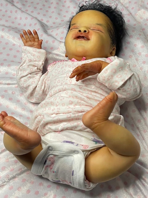Thumbnail: Baby Twyla-Laura Lee Eagles Painted by Unik Mindz Dolls