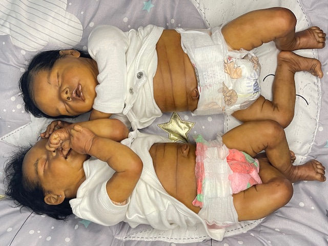 Thumbnail: Twin A by Bonnie Brown Painted by Unik Mindz Dolls
