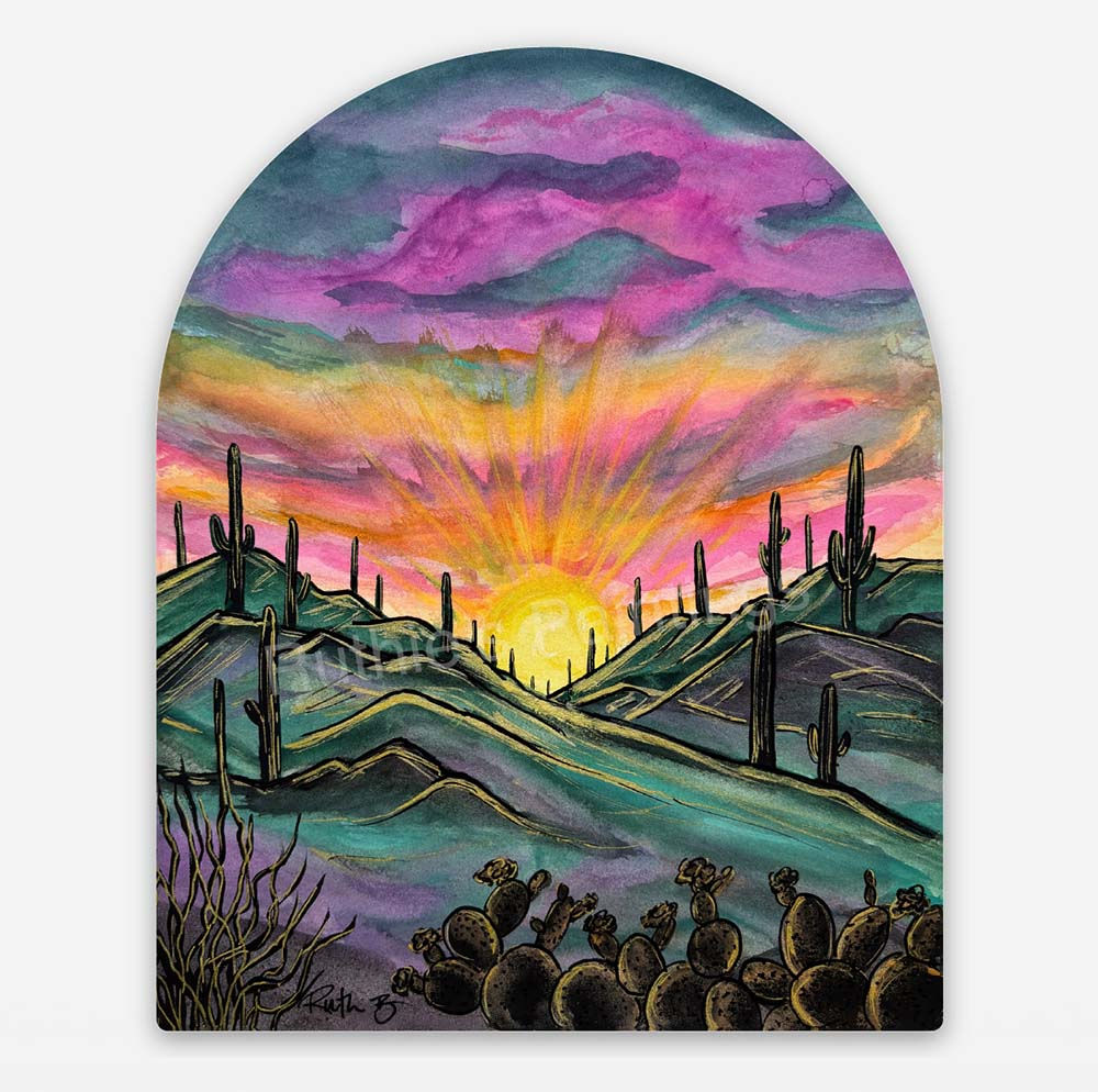 "Desert Color" Sticker