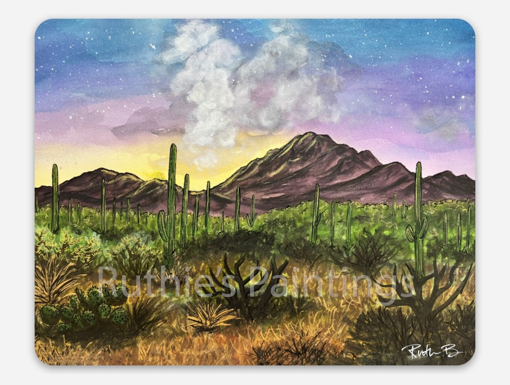 "Desert Milky Way" Sticker
