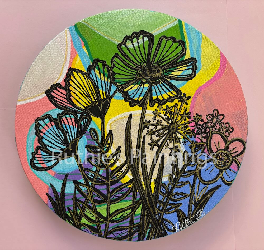 "Flower Power" Painting