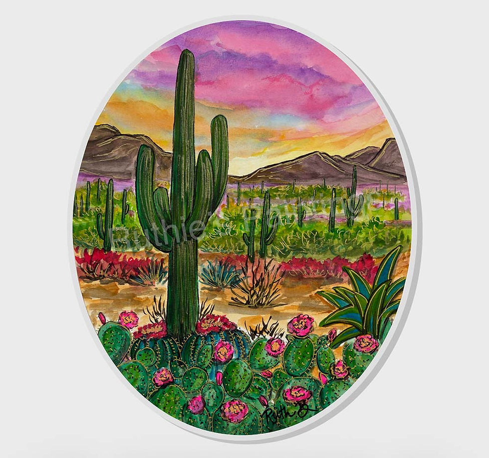 Thumbnail: "Desert Escape" Acrylic Magnet