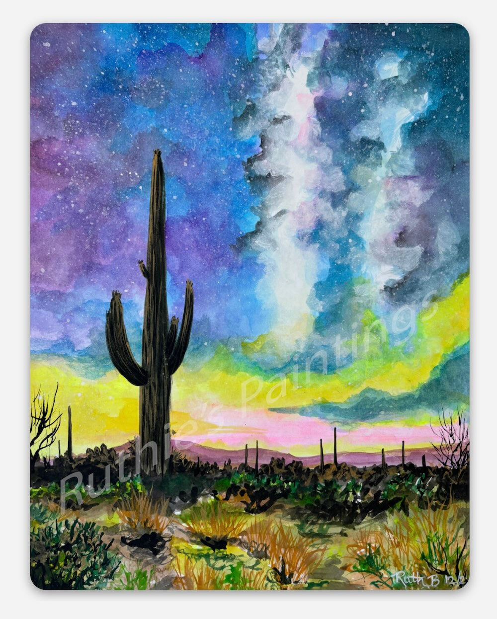 "Desert Galaxy" Sticker