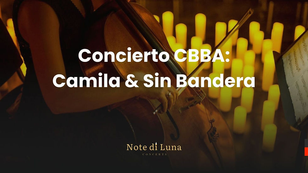 Concierto Cbba: Camila y Sin Bandera 2