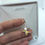 Thumbnail: Austrian crystal star with sterling silver heart on sterling silver heart.