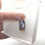 Thumbnail: Multi toned Austrian crystal button pendant on silver.