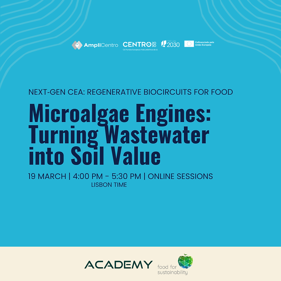 Microalgas como Motores Biológicos: Da Água Residual ao Valor Agrícola do Solo