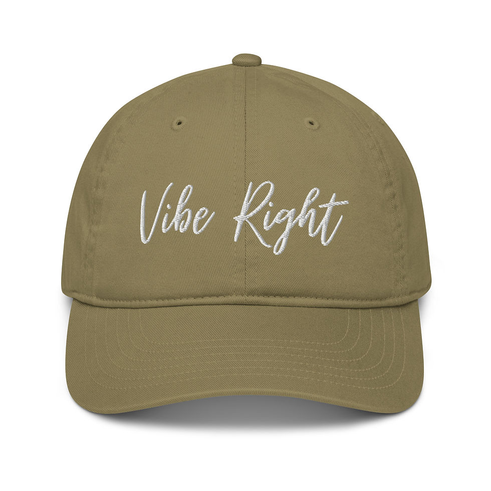 Thumbnail: Vibe Right Eco-Chic Dad Hat