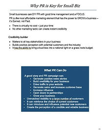 Public relations for small business. DIY PR Book