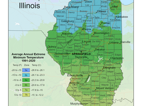 USDA Hardiness Zones Across the U.S. - Spotlight on Illinois!