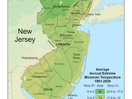 USDA Hardiness Zones Across the U.S. - Spotlight on New Jersey!