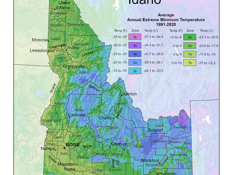 USDA Hardiness Zones Across the U.S. - Spotlight on Idaho!