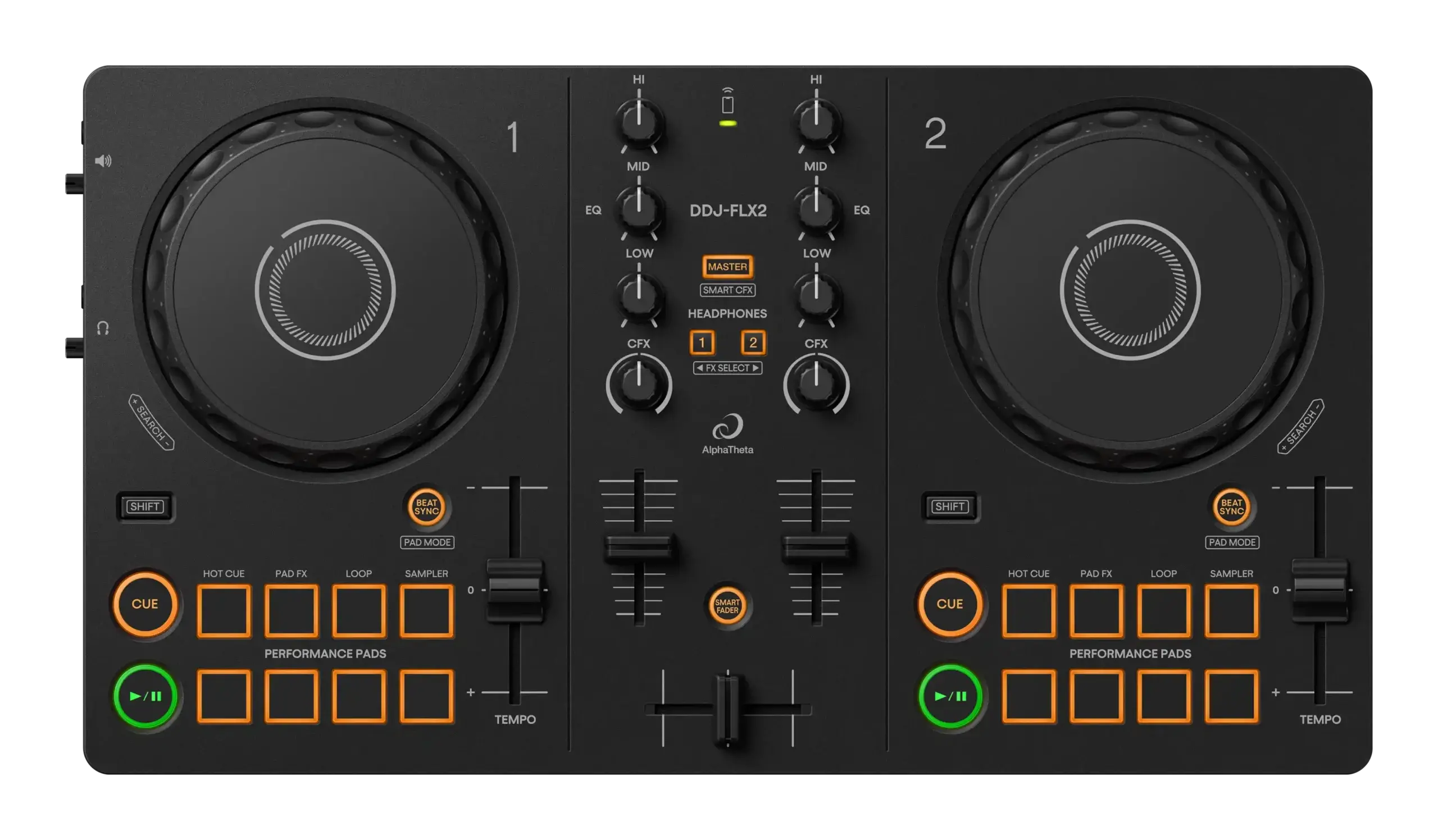 AlphaTetha DDJ-FLX2 Dj Controller