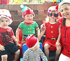 Educator & Kids at Happy Kids FDC in Cam