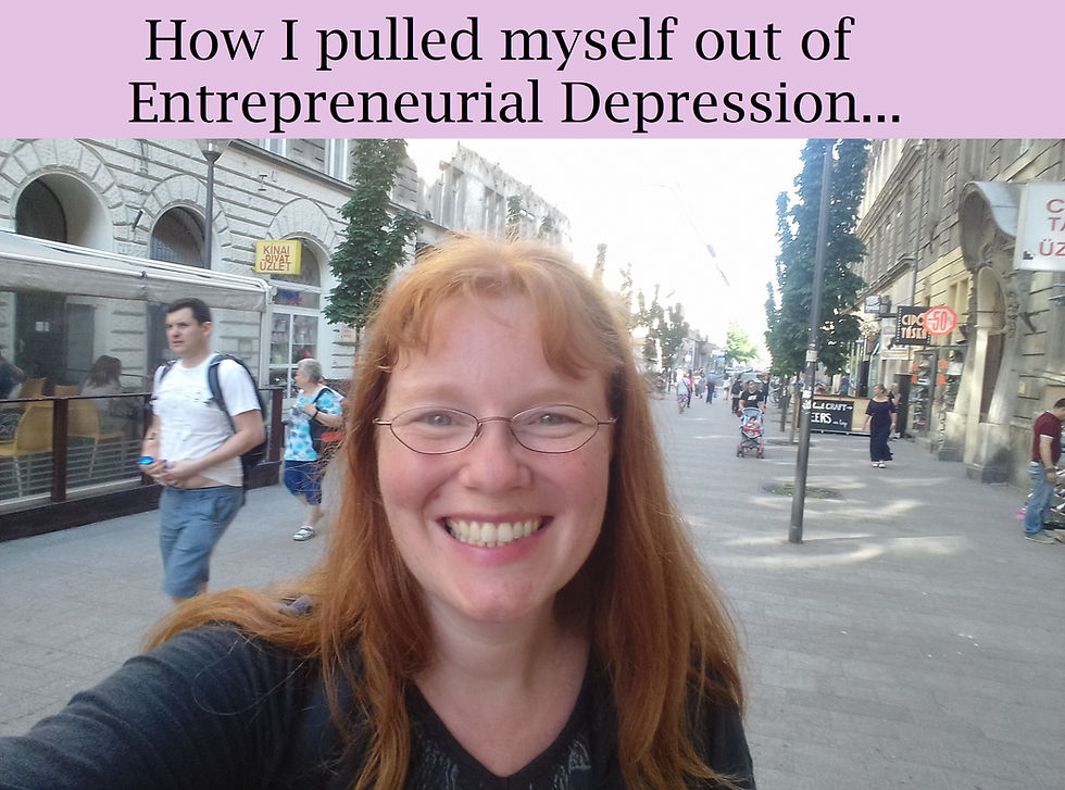 HOW I PULLED MYSELF OUT OF ENTREPRENEURIAL DEPRESSION