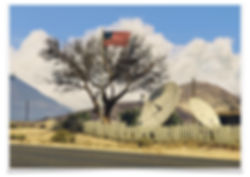 Adonis Archontides Postcards from Quarantine Grand Senora Desert USA Blaine County San Andreas Grand Theft Auto V GTAV