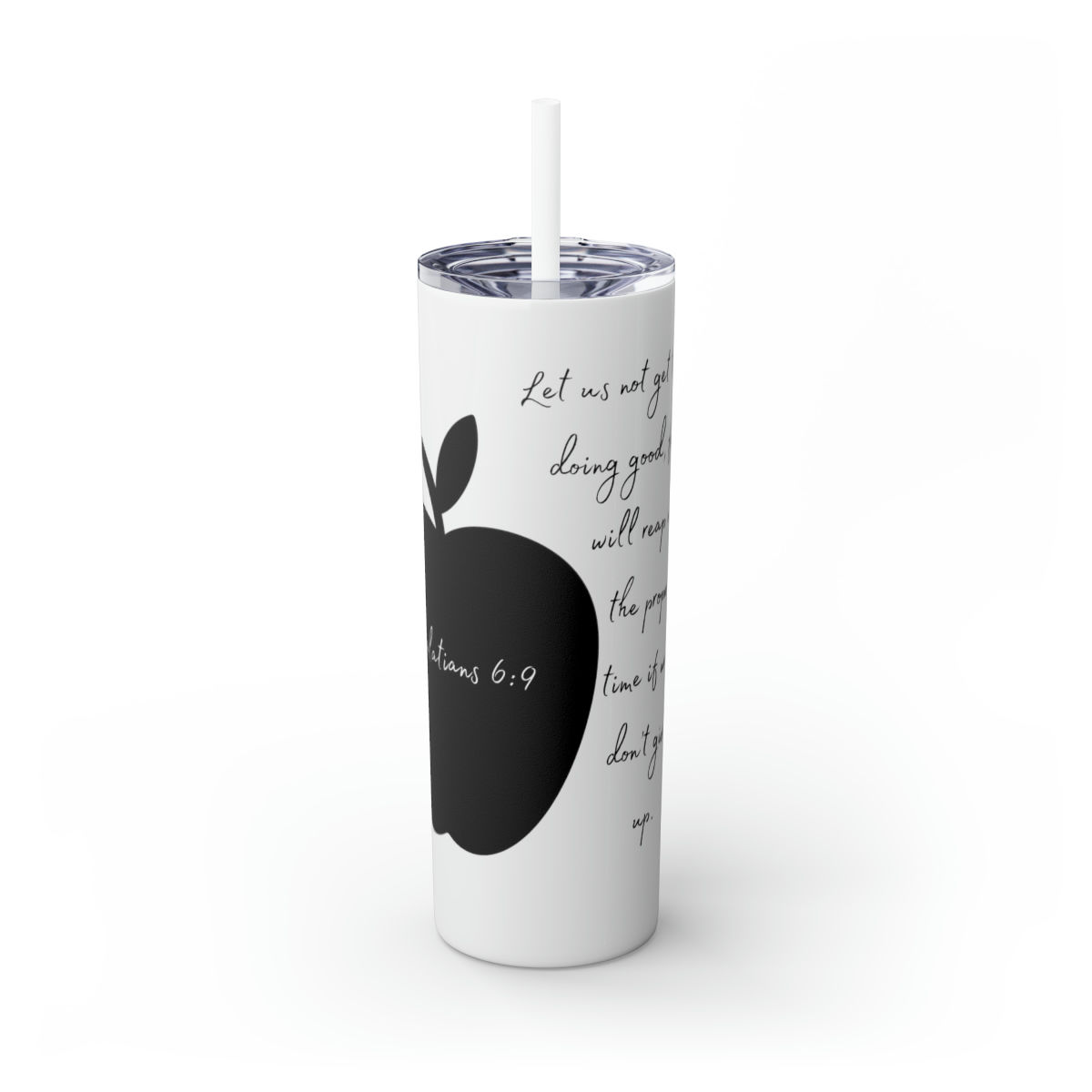 Skinny Tumbler with Straw, 20oz