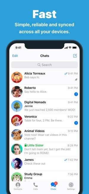 Telegram launch an exciting New features more better then whatsapp.