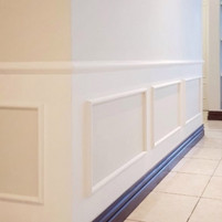 Lis Profil untuk wallpanel dinding, langsung tempel dan dicat dinding