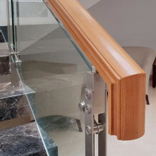 Railing Tangga kayu jati