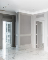 designer wallpanel finishing duco and HPL combination