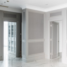 designer wallpanel finishing duco and HPL combination