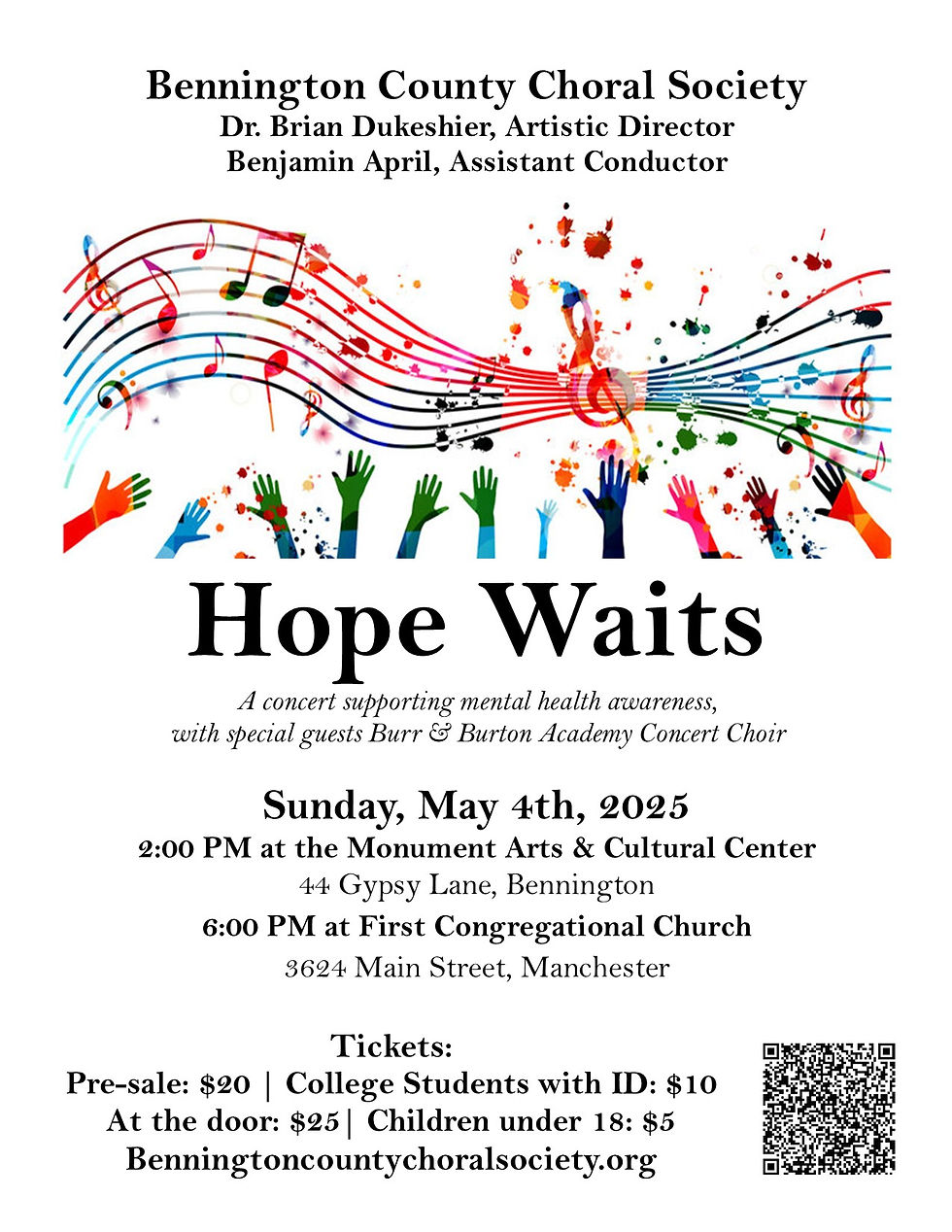 Spring '25 Concert: Hope Waits (Bennington)