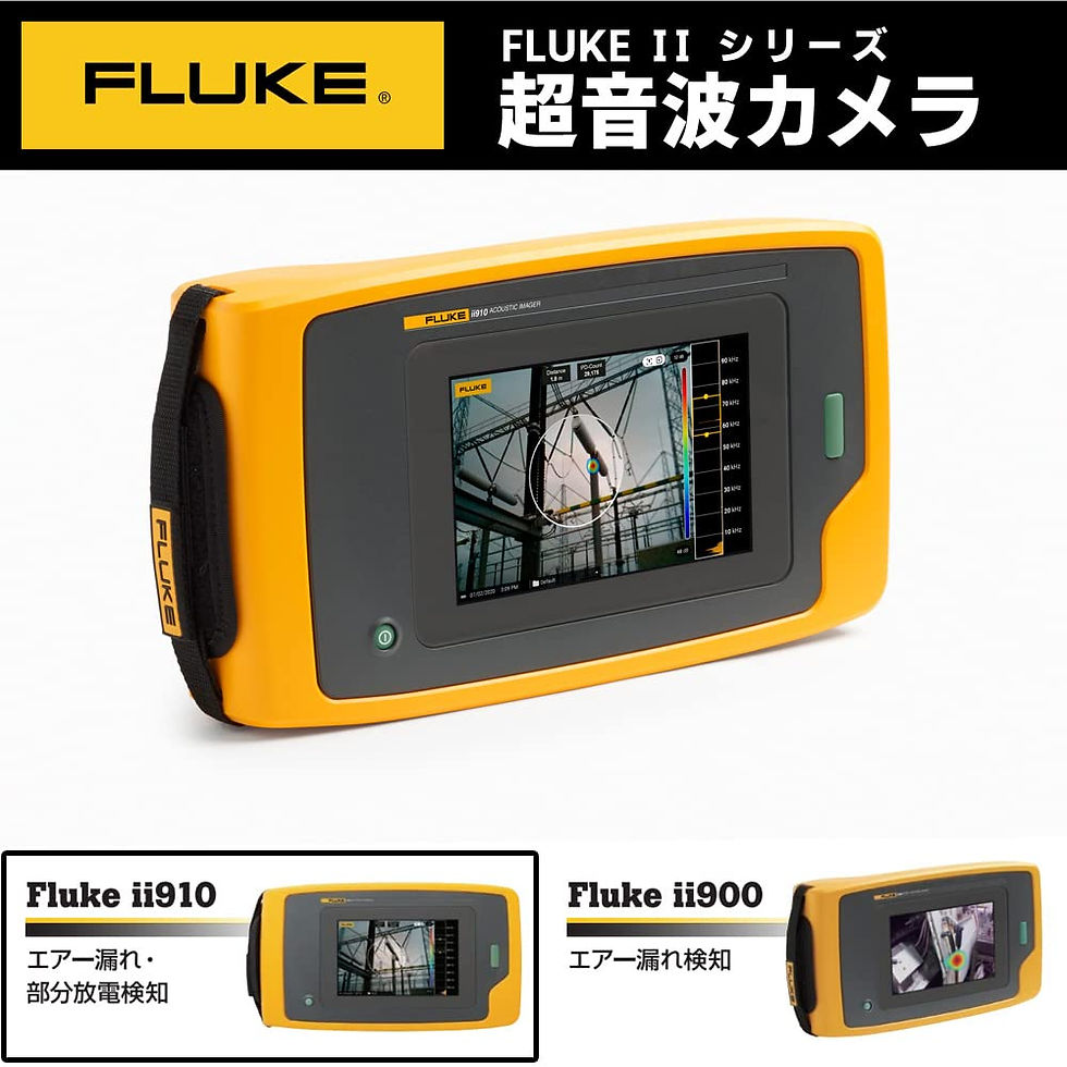 サムネイル： II910 超音波カメラ 音響カメラ エアーリークビューアー 圧縮空気漏れ検知