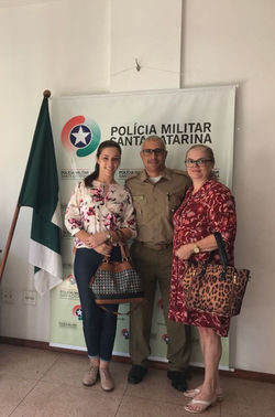 Visita no 2° BPM/Fron Chapecó