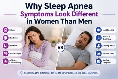 Why Sleep Apnea Symptoms Look Different in Women Than Men