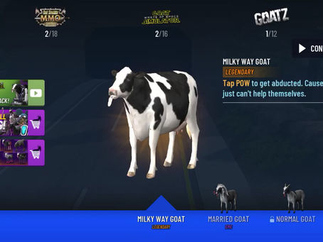 Goat that’s Actually a Cow gets hit by a car: Goat Simulator
