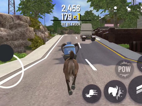 Blowing up a Train: Goat Sim
