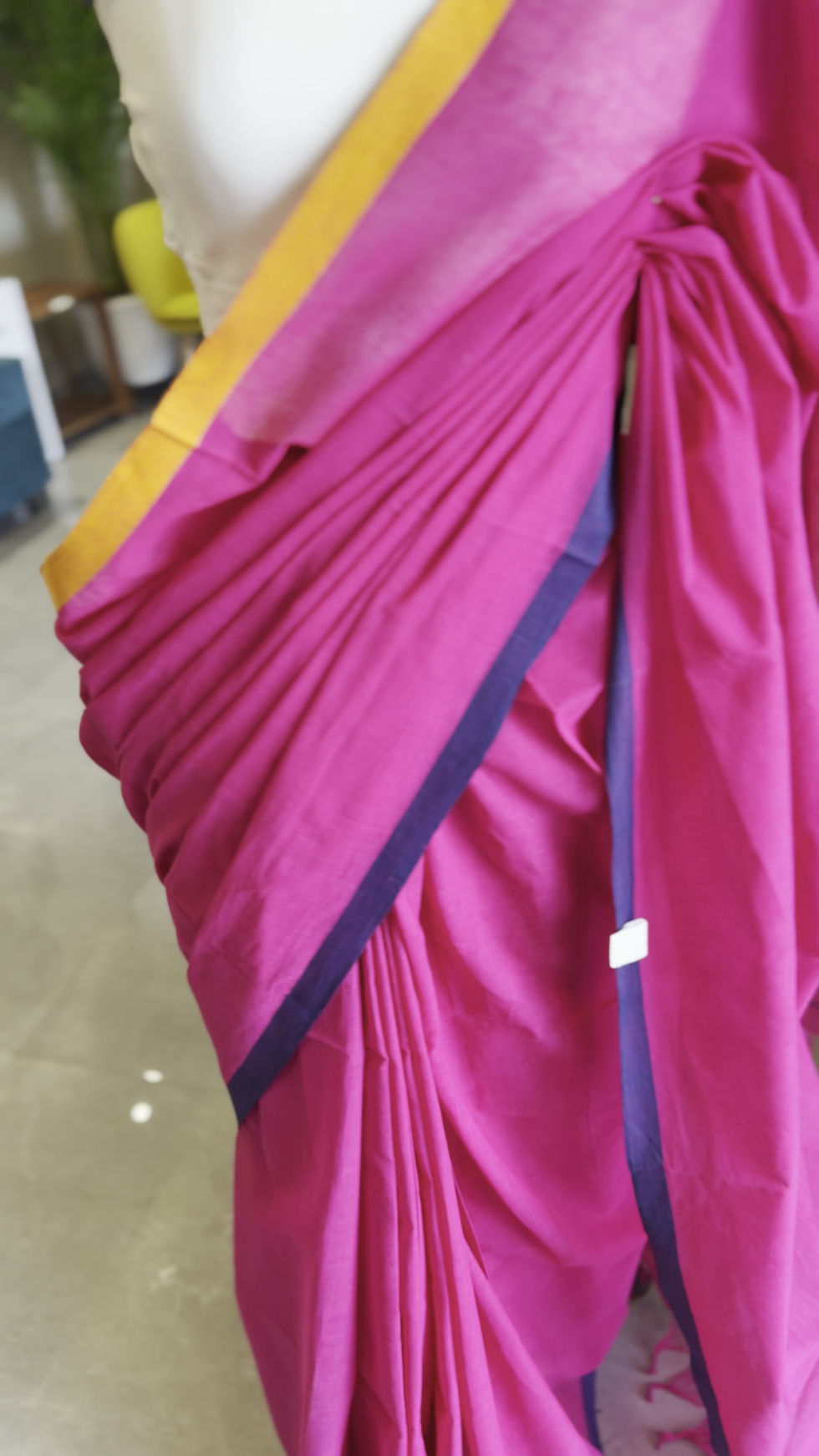 Thumbnail: Handwoven Bengal soft cotton saree 