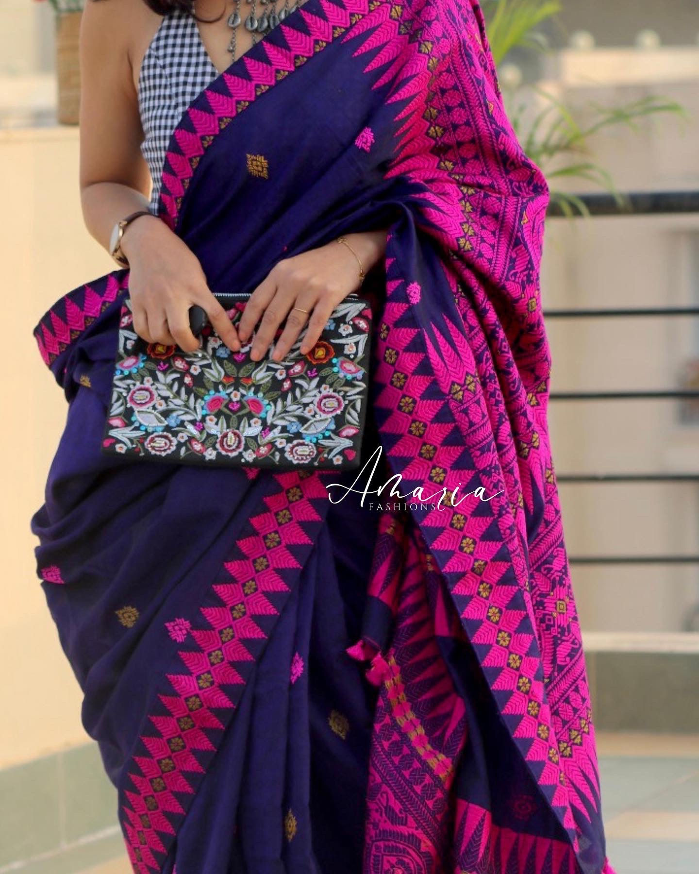Assam handloom saree