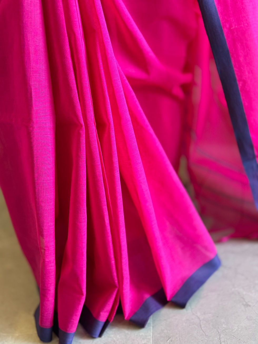 Thumbnail: Handwoven Bengal soft cotton saree 