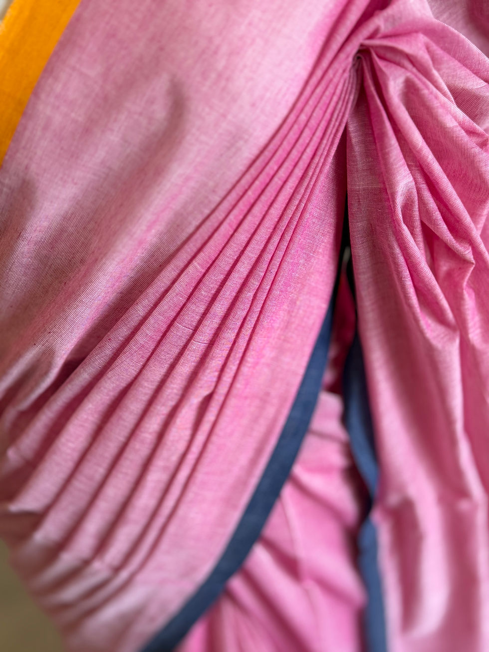 Thumbnail: Handwoven Bengal soft cotton saree 