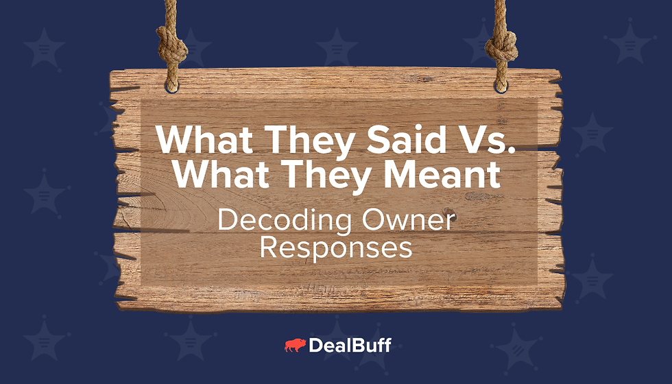 What They Said Vs. What They Meant: Decoding Owner Responses
