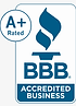 BBB Better Business Bureau Accredication rating of A+