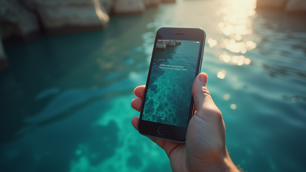 Vue en plongée d’un smartphone affichant un message contenant une clé d’activation IPTV