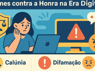Advogado criminal analisando crimes contra a honra digital em computador - calúnia difamação injúria redes sociais Itajaí SC
