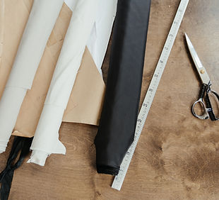 Ruler scissors and Materials