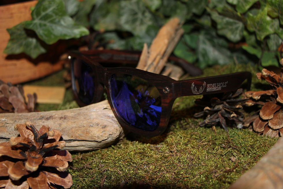 Miniaturbild: EDELHOLZ "PAD" EBONY BLAUGLAS