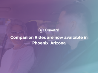Companion Rides are now available in Phoenix, Arizona