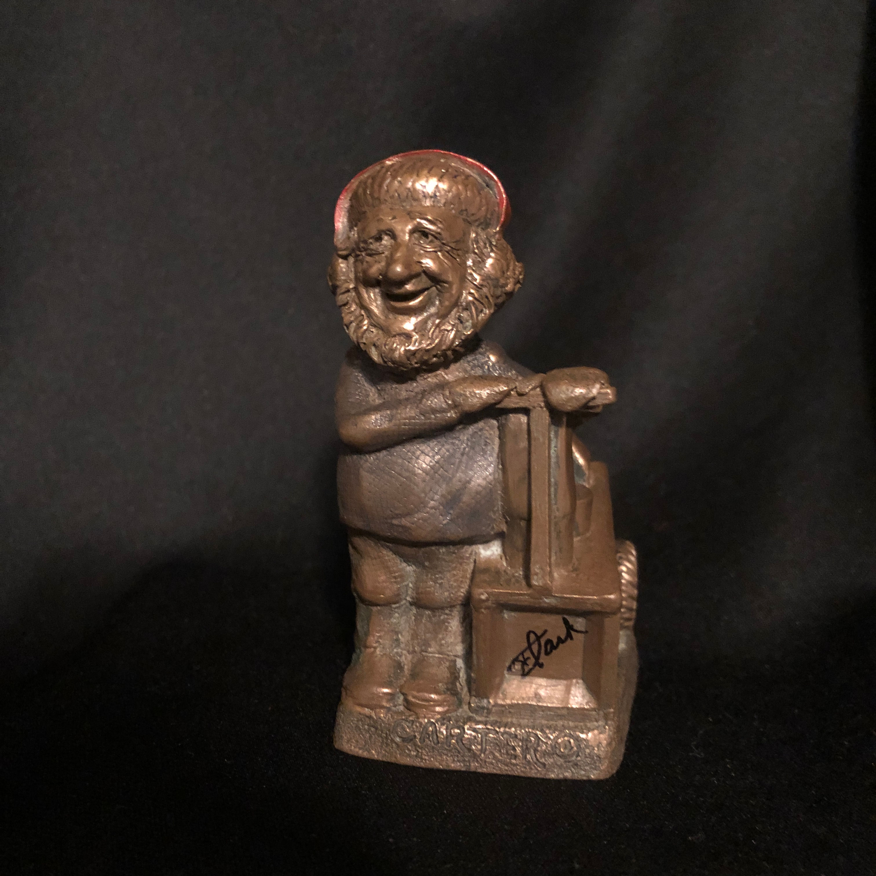 Carter - Bronze - Signed - 14, Tom Clark